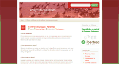 Desktop Screenshot of ahuyentarpalomas.es